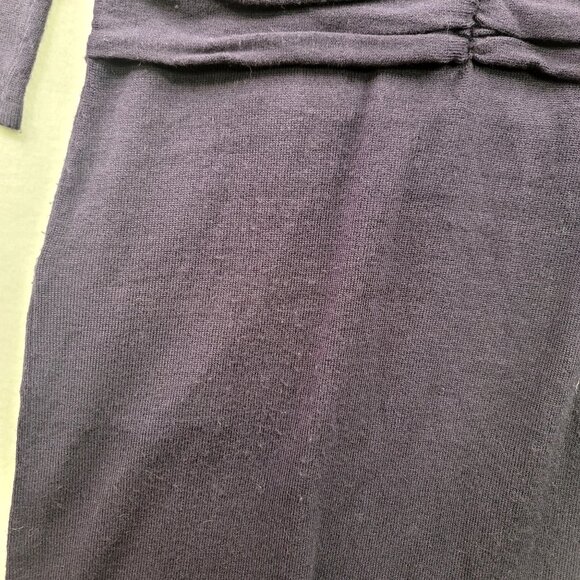 New York & Company Purple Knit Sweater Dress W/ Belt Small *Callout - Picture 10 of 11